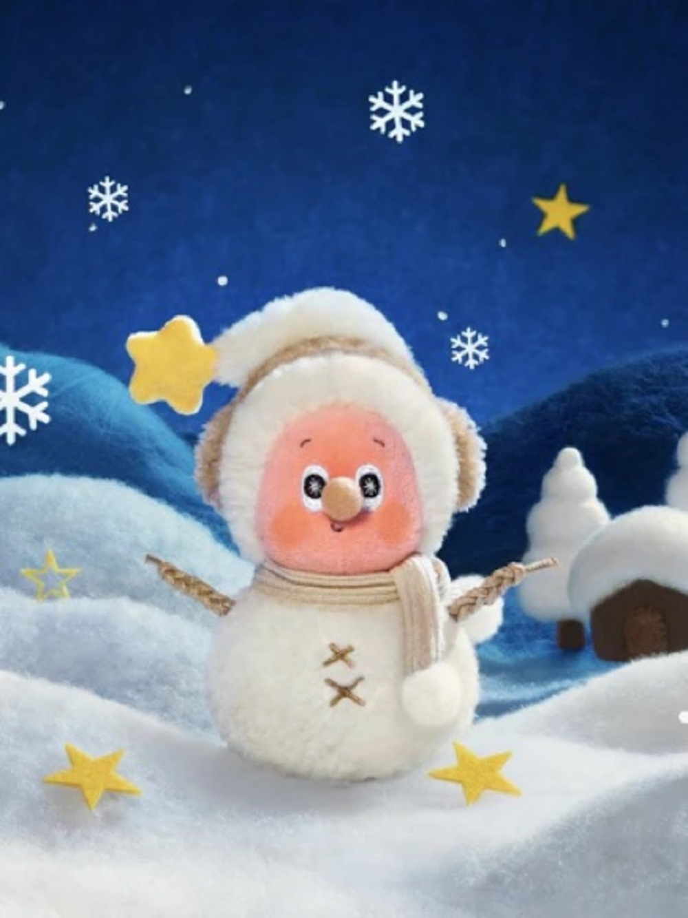 Popmart Twinkle Twinkle Sweet Dreams Forecast Hug from a Snowman plush pendant